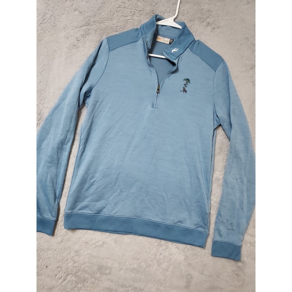 Kjus  Pullover Mens Size Medium Liam Techwool Golf Half Zip Merino Wool Blend M